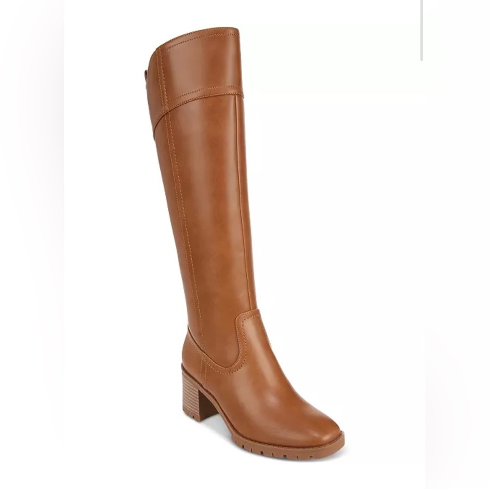 Style & Co. Brown Heeled Boots with Sleek Silhouette